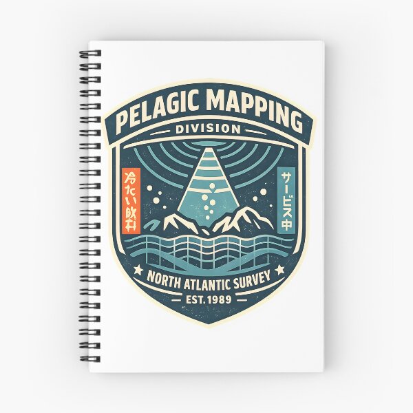 Item preview, Pelagic Mapping Division Vintage Ocean Graphic designed and sold by Naviora.