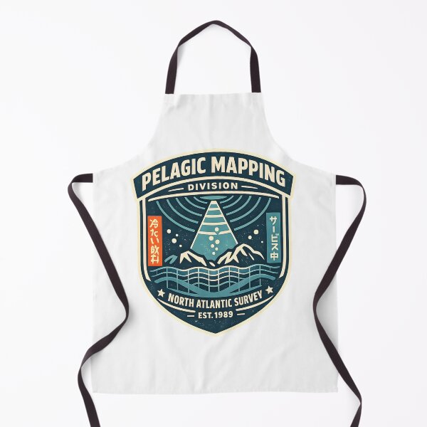 Item preview, Pelagic Mapping Division Vintage Ocean Graphic designed and sold by Naviora.
