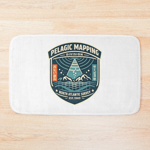 Item preview, Pelagic Mapping Division Vintage Ocean Graphic designed and sold by Naviora.