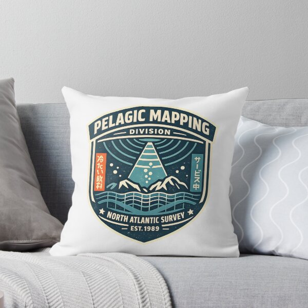 Item preview, Pelagic Mapping Division Vintage Ocean Graphic designed and sold by Naviora.