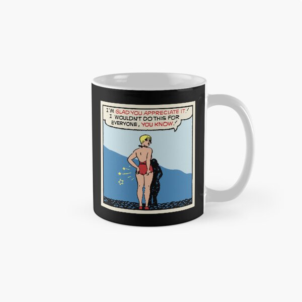 Item preview, Blonde Pre Code Comic Weirdness Ouch! • Red Swimsuit Bathing Beauty Pop Art  designed and sold by wmxdesign.