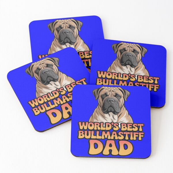 Item preview, Cute Dog Pet Owner Art Design World's Best Bullmastiff Dad designed and sold by fantasticdesign.