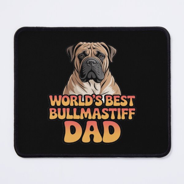 Item preview, Cute Dog Pet Owner Art Design World's Best Bullmastiff Dad designed and sold by fantasticdesign.