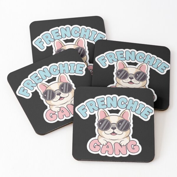 Item preview, French Bulldog T-Shirt – Cute Kawaii Frenchie Gang Sunglasses Funny Dog Tee designed and sold by Ditstyle.