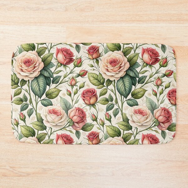 Item preview, Vintage Rose Botanical Pattern designed and sold by Storybook Botanica.