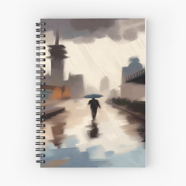 Item preview, Walking Alone On a Rainy Night designed and sold by Makitiadesigns.