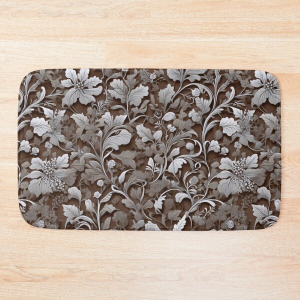 Artikelvorschau, Elegantes Vintage-Braun mit floralem botanischem Boho-Muster entworfen und verkauft von hollycooper.