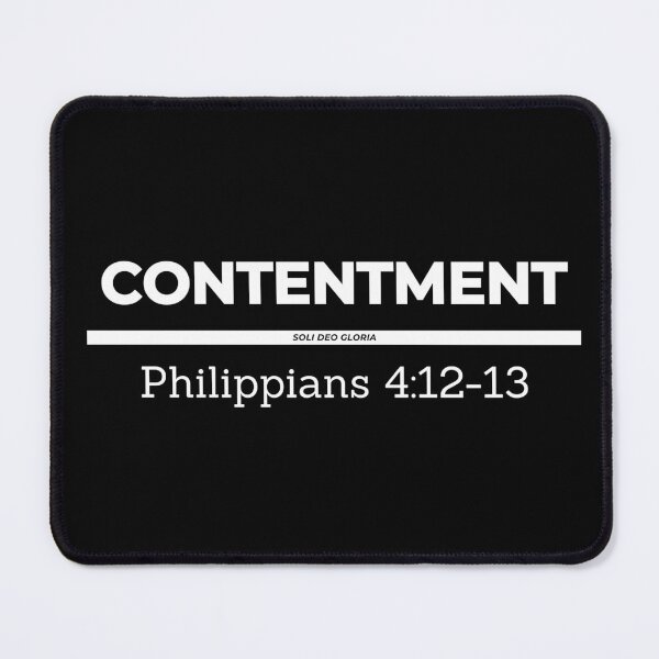 Item preview, Contentment Philippians 4:12-13 Bible Verse Christian Design designed and sold by Ken Chung.