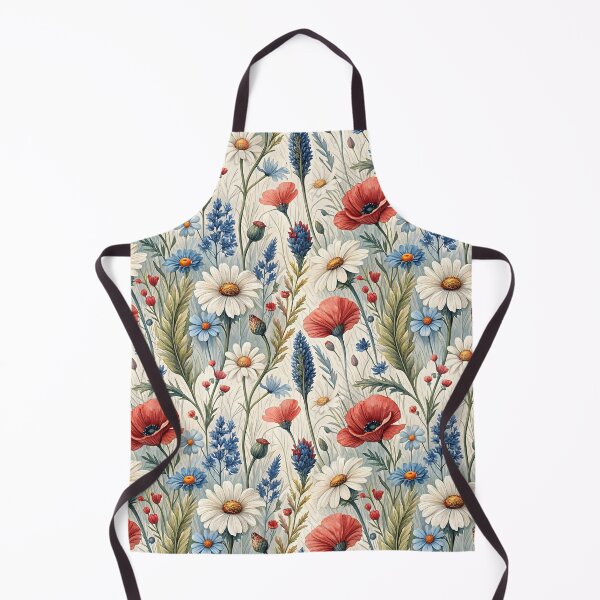 Item preview, Mix Of Wildflowers, Daisies, Poppies And Bluebells designed and sold by Petal & Pattern Co.