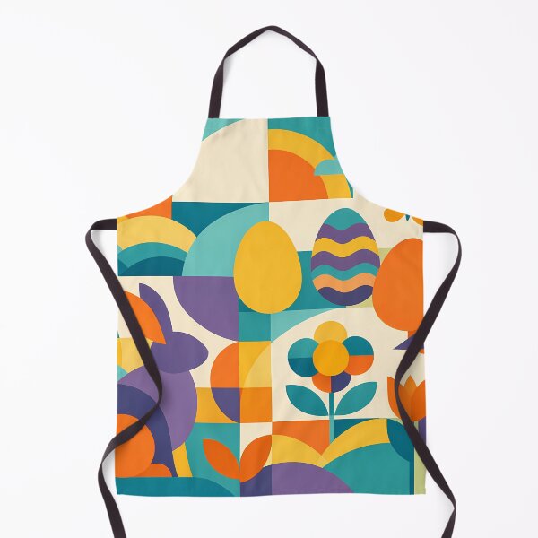 Item preview, Geometric Easter Bunny and Egg Pattern designed and sold by InkSmithery.