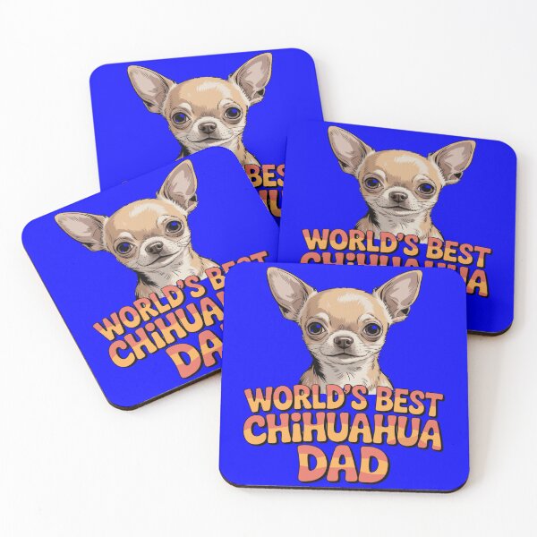 Item preview, Cute Dog Pet Owner Art Design World's Best Chihuahua Dad designed and sold by fantasticdesign.