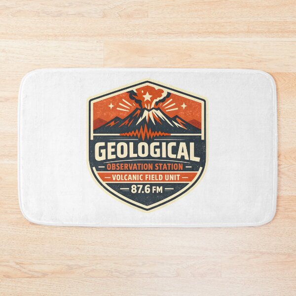 Item preview, Geological Observation Station Vintage Volcano Graphic designed and sold by Naviora.