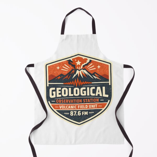 Item preview, Geological Observation Station Vintage Volcano Graphic designed and sold by Naviora.