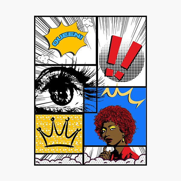 Item preview, POC Queen! designed and sold by Victoria Jeffries Art.