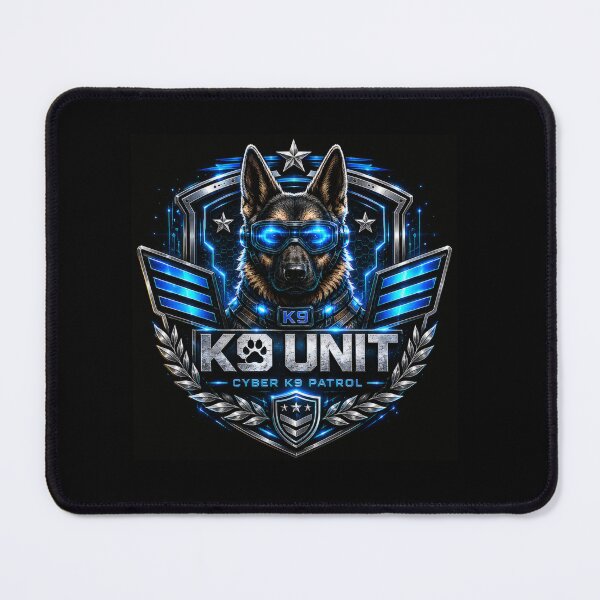 Item preview, Future K9 Unit Cyber Police Dog Badge designed and sold by Omni Craft .