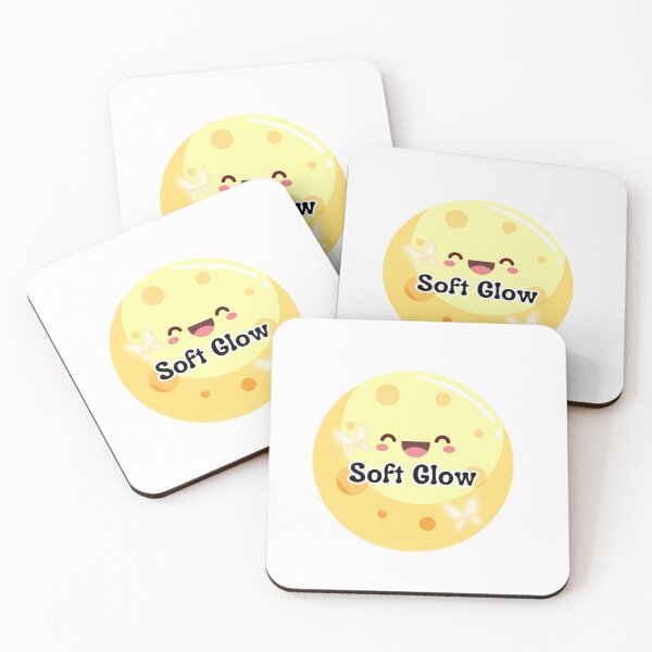 Item preview, Soft Glow Smiley Sticker | Cute Happy Aesthetic Design | Pastel Positive Vibes Art designed and sold by Pandey14.