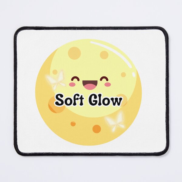 Item preview, Soft Glow Smiley Sticker | Cute Happy Aesthetic Design | Pastel Positive Vibes Art designed and sold by Pandey14.