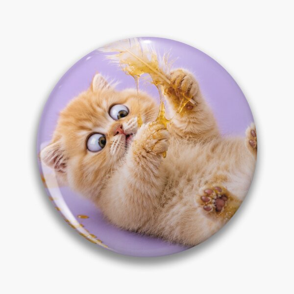 Item preview, Tiny Kitten and the Sticky Feather designed and sold by LovelyCatGalaxy.