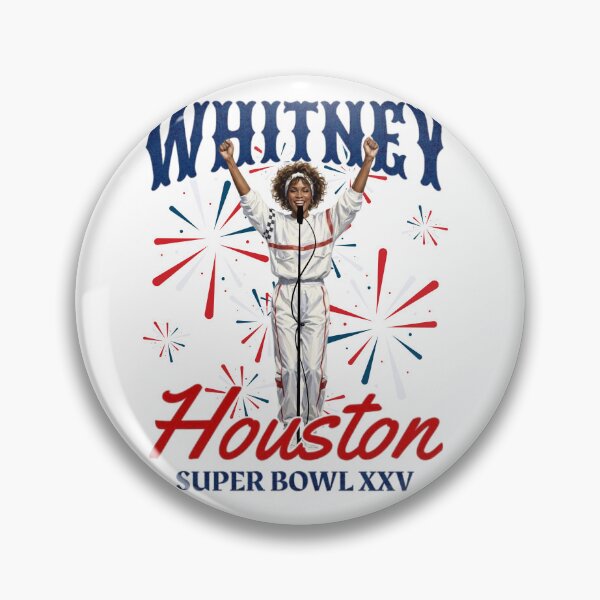 Item preview, Whitney Houston Super Bowl XXV designed and sold by RahniNM.