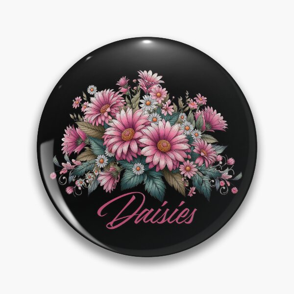 Item preview, SUMMER FLORAL ART, DAISIES in PINKS & WHITES, PRETTY FLOWERS designed and sold by classic car craze.