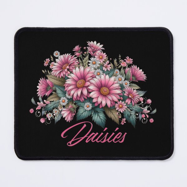 Item preview, SUMMER FLORAL ART, DAISIES in PINKS & WHITES, PRETTY FLOWERS designed and sold by classic car craze.