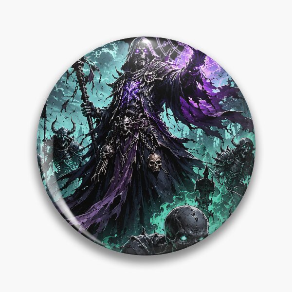 Item preview, Lich King Necromancer Undead Army Grim Reaper designed and sold by DarkOriginArts.
