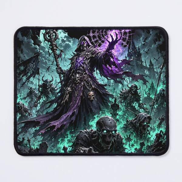 Item preview, Lich King Necromancer Undead Army Grim Reaper designed and sold by DarkOriginArts.