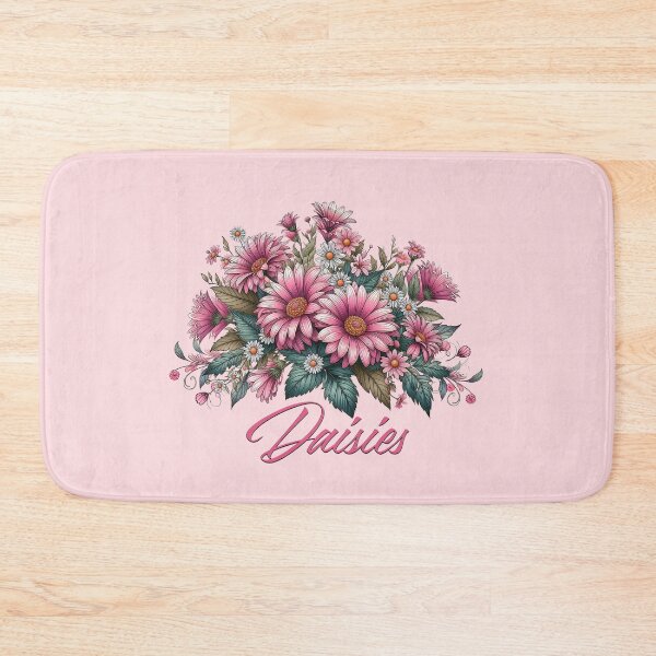 Item preview, SUMMER FLORAL ART, DAISIES in PINKS & WHITES, PRETTY FLOWERS designed and sold by classic car craze.