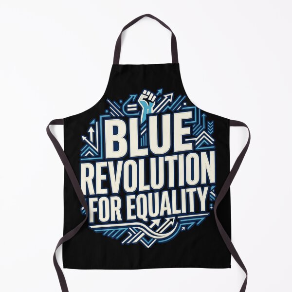 Item preview, Blue Revolution for Equality Typography Design designed and sold by ArtsyExplorer.