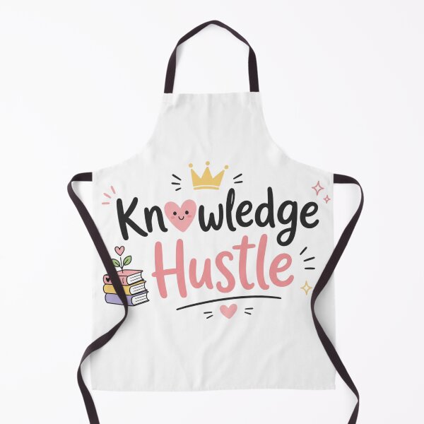 Item preview, Knowledge Hustle Cute Study Motivation Design | Kawaii Student Aesthetic Typography designed and sold by Sanika arts .