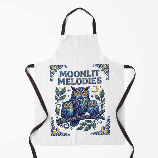 Artikelvorschau, Moonlit Melodies Owls Vintage Nouveau entworfen und verkauft von TeeARTHY.