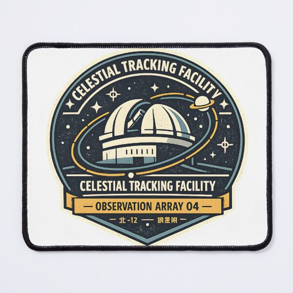 Item preview, Celestial Tracking Facility Vintage Observatory Design designed and sold by Naviora.