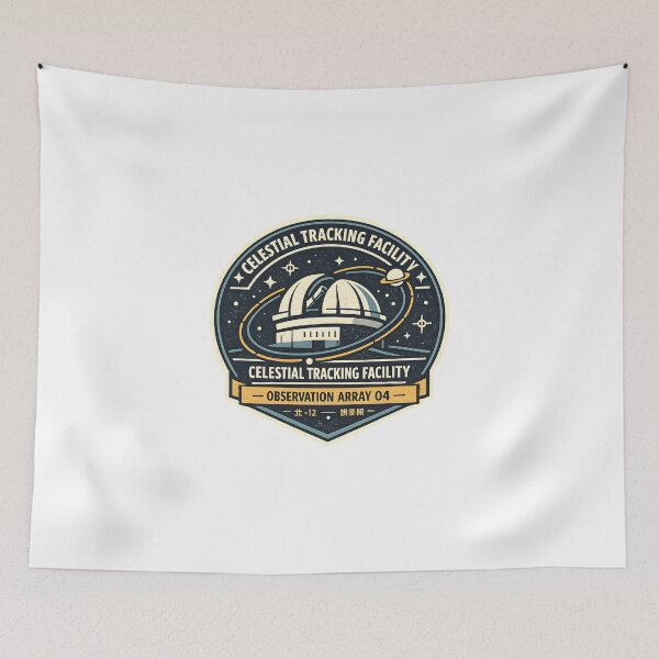 Item preview, Celestial Tracking Facility Vintage Observatory Design designed and sold by Naviora.