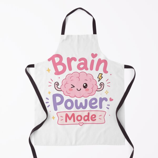 Item preview, Brain Power Mode Cute Kawaii Study Design | Funny Student Motivation Aesthetic Sticker designed and sold by Sanika arts .