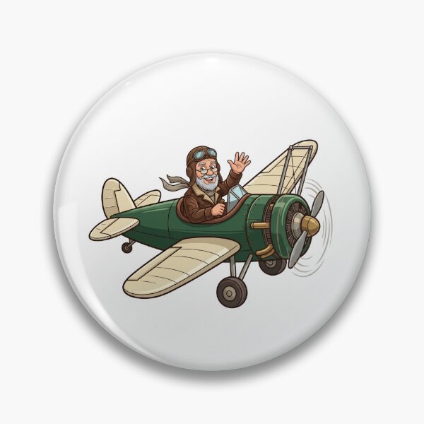 Item preview, THE FLYING GRANDFATHER designed and sold by infinitearte.