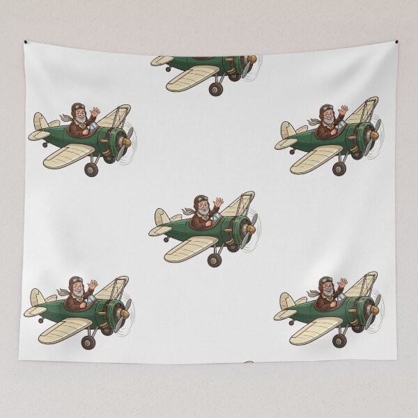Item preview, THE FLYING GRANDFATHER designed and sold by infinitearte.