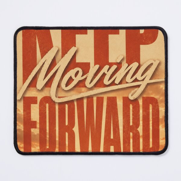Item preview, KEEP MOVING FORWARD – Retro Desert Highway Motivational Poster designed and sold by Watchyyy.