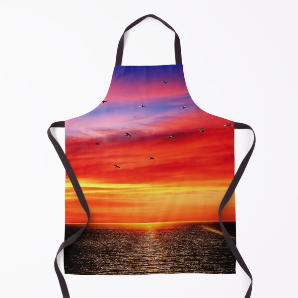 Item preview, Dreamy cosmic ocean sunset with shooting star designed and sold by FahdSpaceArt.