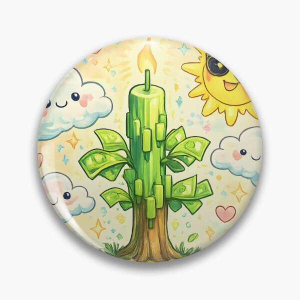 Item preview, Green Candles Heal Me – Funny Stock Market Shirt designed and sold by PatysArt.