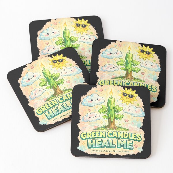Item preview, Green Candles Heal Me – Funny Stock Market Shirt designed and sold by PatysArt.