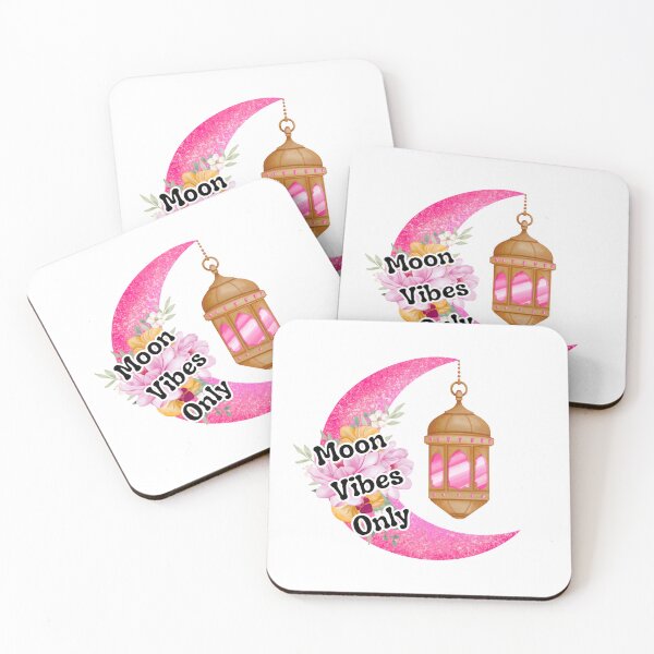 Item preview, Moon Vibes Only Pink Crescent Sticker | Dreamy Celestial Aesthetic | Cute Night Sky Design designed and sold by Pandey14.