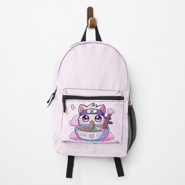 Item preview, Cute Cat Eating Ramen designed and sold by NerdiPop.