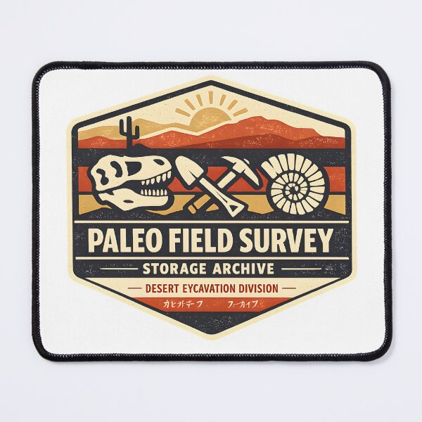 Item preview, Paleo Field Survey Vintage Fossil Expedition Graphic designed and sold by Naviora.
