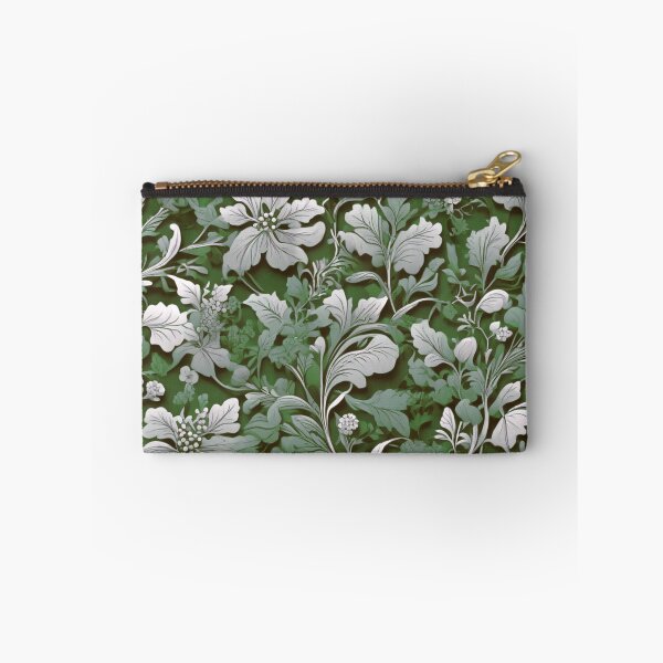 Item preview, Elegant vintage style green floral pattern designed and sold by hollycooper.
