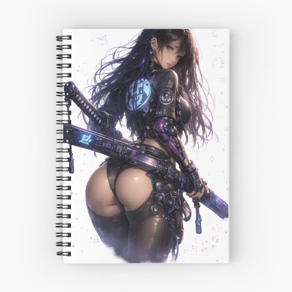 Item preview, Cyberpunk Oni Girl | Neon Samurai Android Warrior | Futuristic Anime Aesthetic designed and sold by AnimDream .