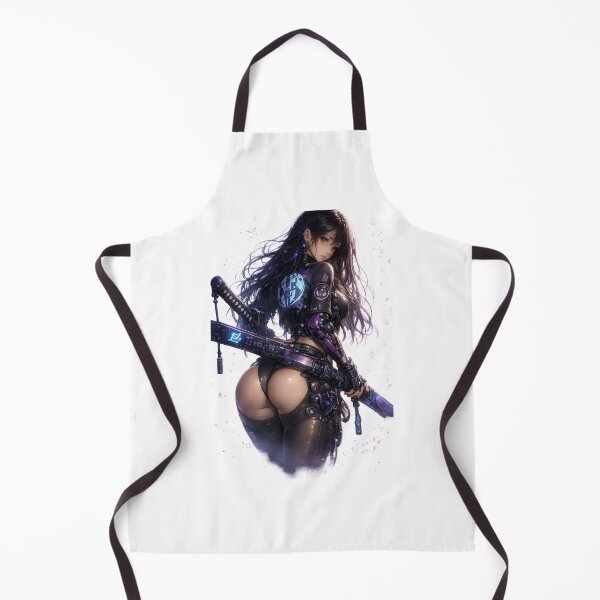 Item preview, Cyberpunk Oni Girl | Neon Samurai Android Warrior | Futuristic Anime Aesthetic designed and sold by AnimDream .