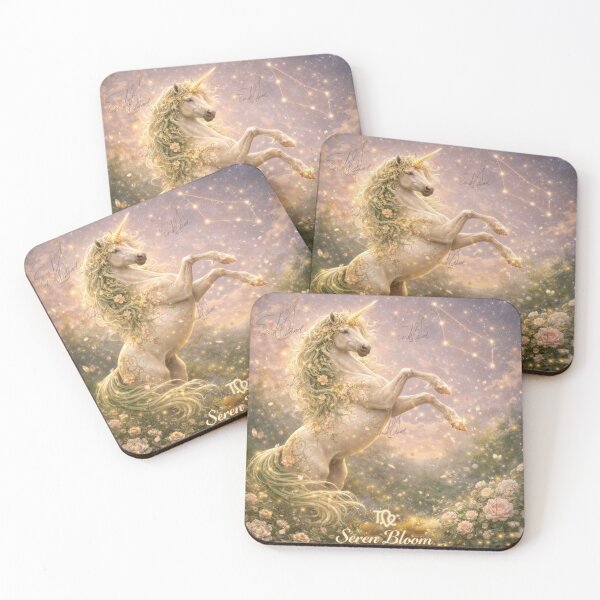 Item preview, August Virgo Zodiac Unicorn  designed and sold by Ediblelove.