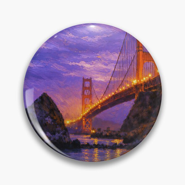 Item preview, Golden Gate Bridge at night 2 designed and sold by Steve's Hobbies.