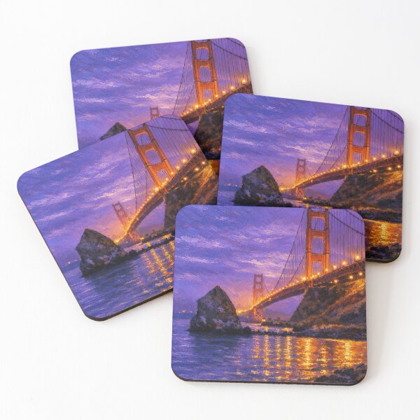 Item preview, Golden Gate Bridge at night 2 designed and sold by Steve's Hobbies.