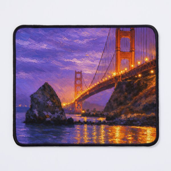 Item preview, Golden Gate Bridge at night 2 designed and sold by Steve's Hobbies.